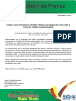 Estrategia "De Cero A Siempre" Sigue Llevando Actividades A Todo El Oriente Antioqueño