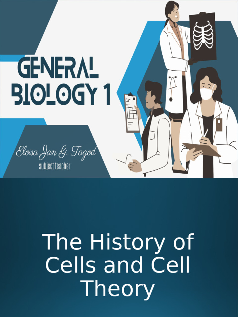 History and Theory of Cells | PDF | Cell (Biology) | Organelle