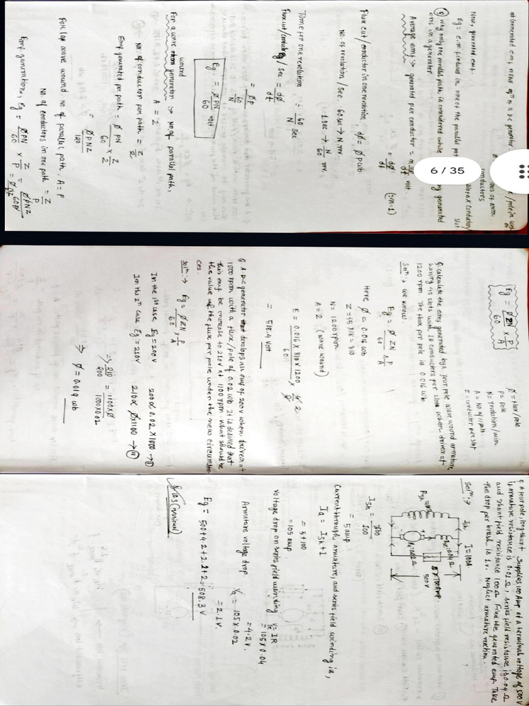 Notes Electrical Machine 2 | PDF