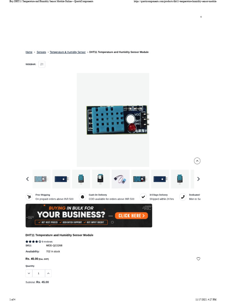 dht11 B | PDF