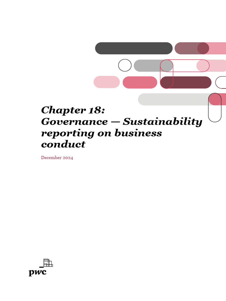 SRG Chapter 18 - Governance — Sustainability Reporting on Business ...