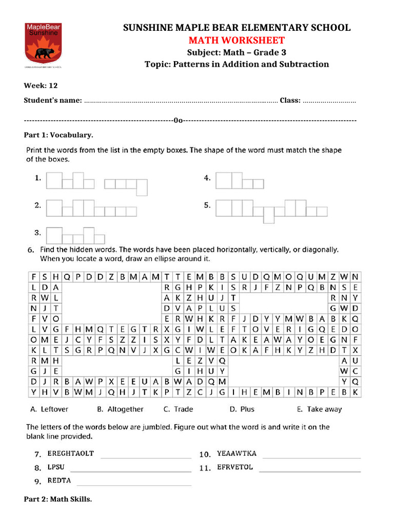 G3 - Week 12.1 - Math Worksheet | PDF | Chess Theory | Chess