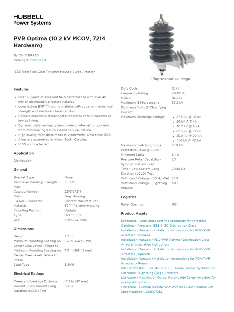 Pararrayo Riser Pole | PDF | Electric Power | Electricity
