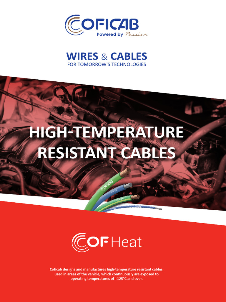 High-Temperature Resistant Cables | PDF | Electrical Conductor ...