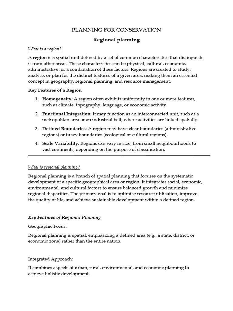 Regional Planning and Conservation Insights | PDF | Transport | Traffic