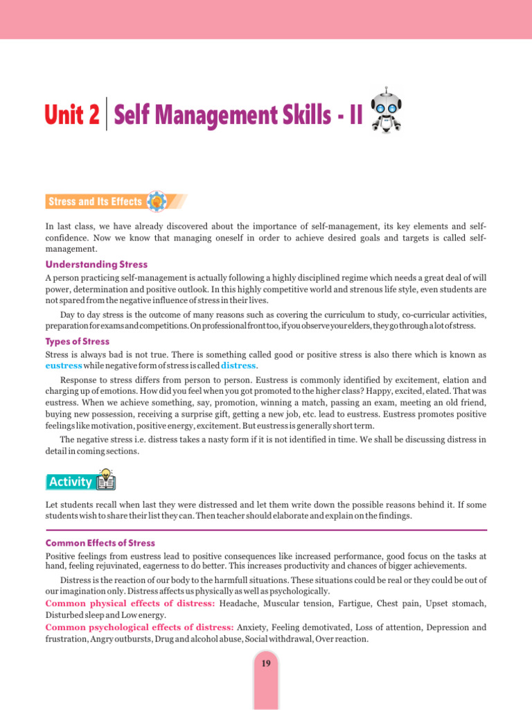 Understanding Eustress and Distress | PDF | Self Awareness | Stress ...