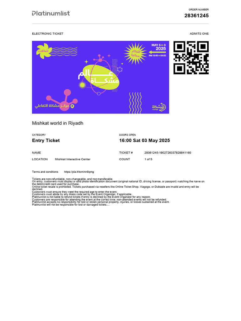 Mishkat World in Riyadh 28361245 | PDF | Identity Document | Debit Card