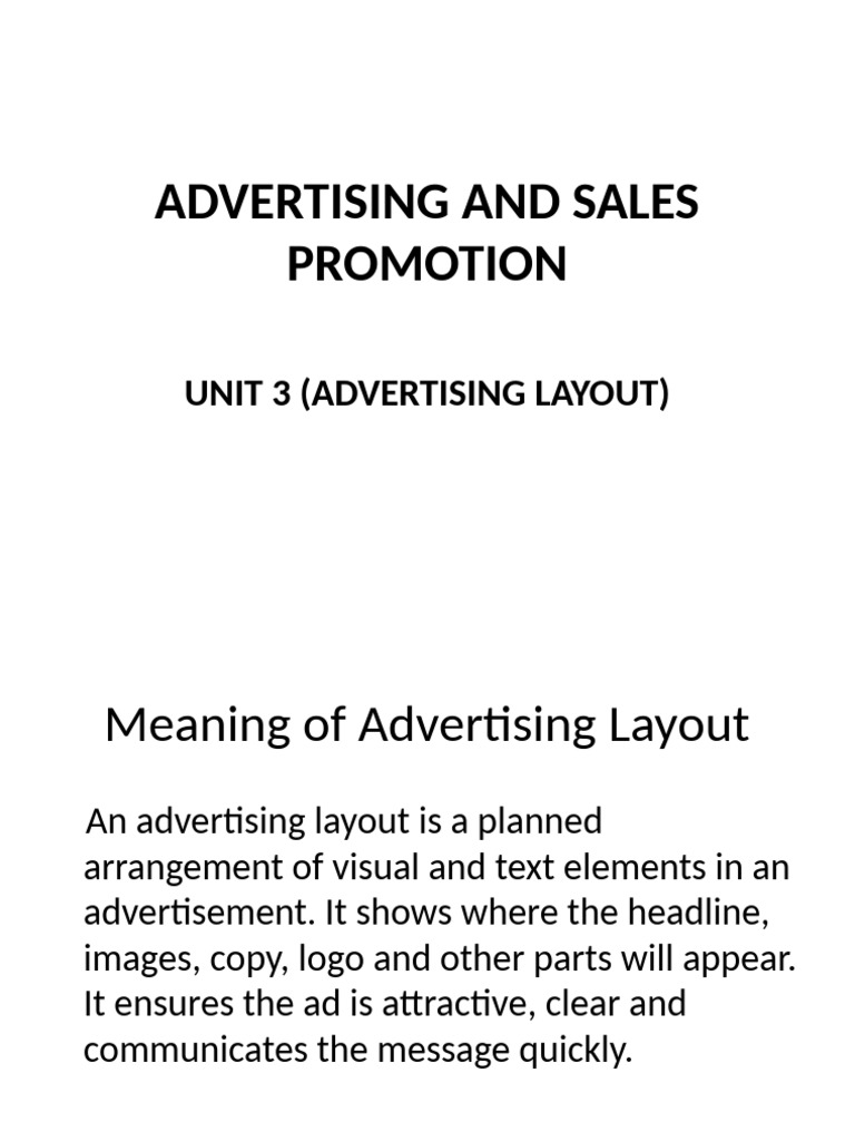 Effective Advertising Layout Strategies | PDF | Page Layout | Advertising