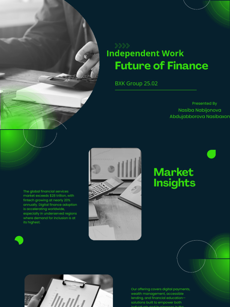 Future of Finance: Trends & Insights | PDF