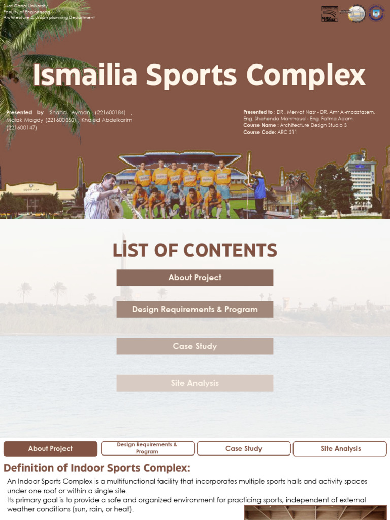 Indoor Sports Complex Design Overview | PDF | Swimming Pool | Accessibility