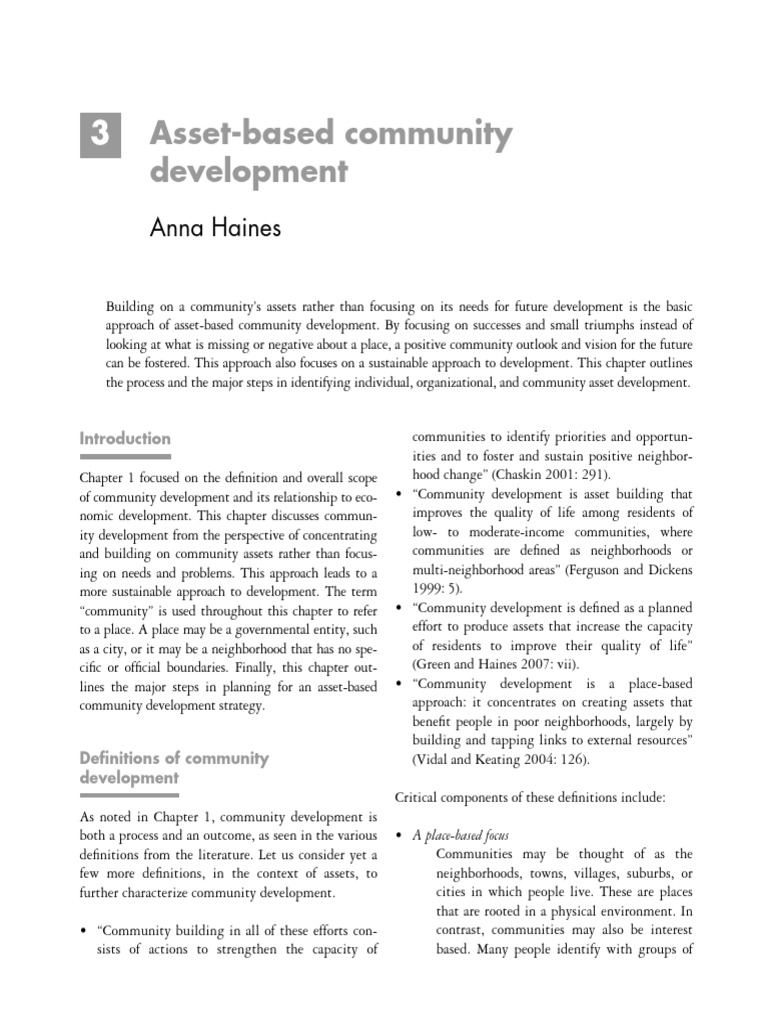 An Introduction To Community Development 67 76 | PDF | Capital ...
