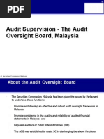 Practitoner S Session 1 The Audit Oversight Board