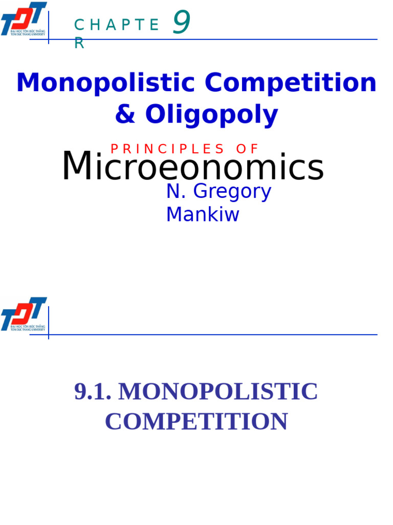 Monopolistic Competition and Oligopoly Analysis | PDF | Monopoly ...