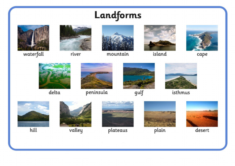 Landforms | PDF