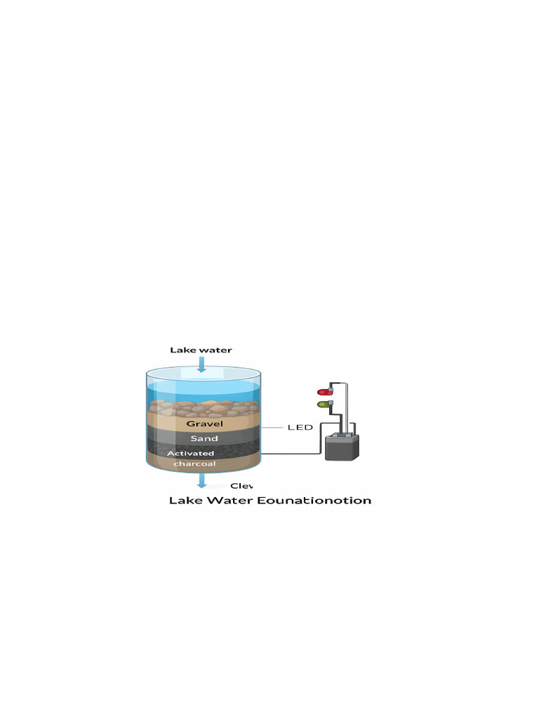 Lake Water Filtration System Project | PDF | Water Purification ...