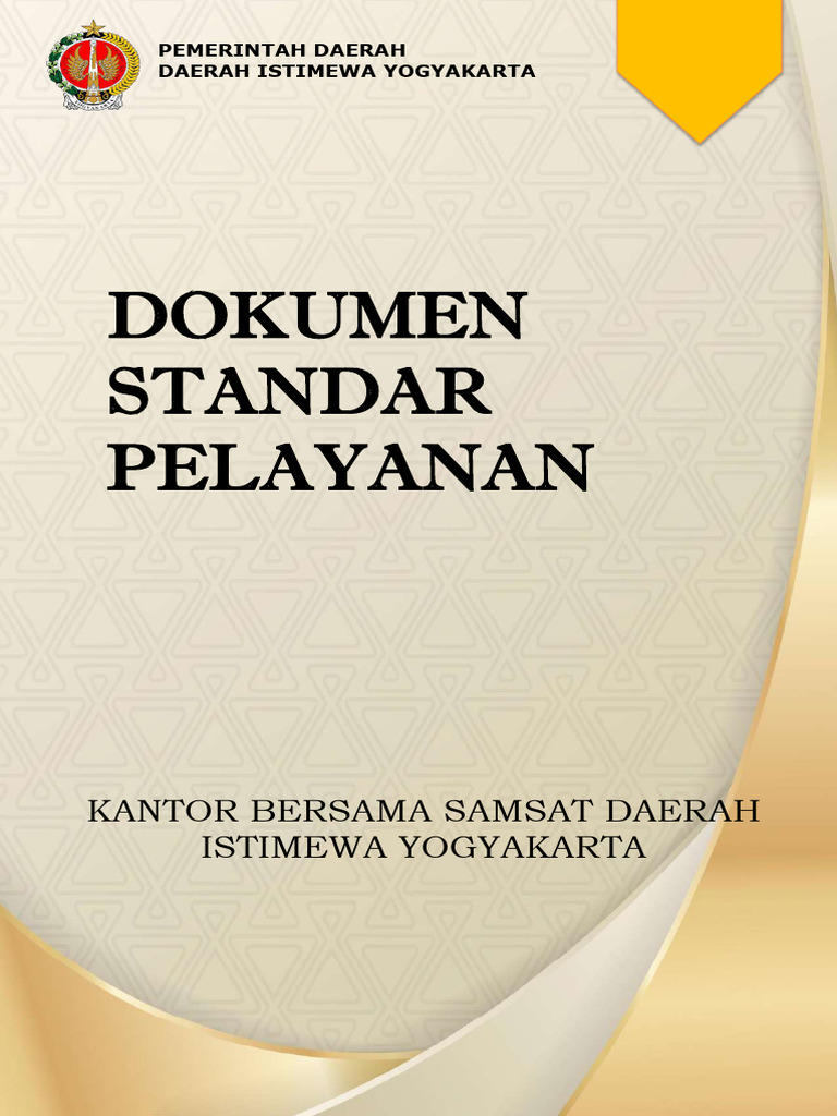 Standar Pelayanan Samsat Diy 2023 | PDF