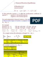 Chapter 13 Chemical Reaction Equilib