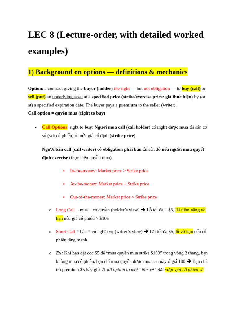 Fsy Lec 9 Option | PDF