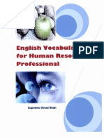 English Vocabulary For HR Professionals
