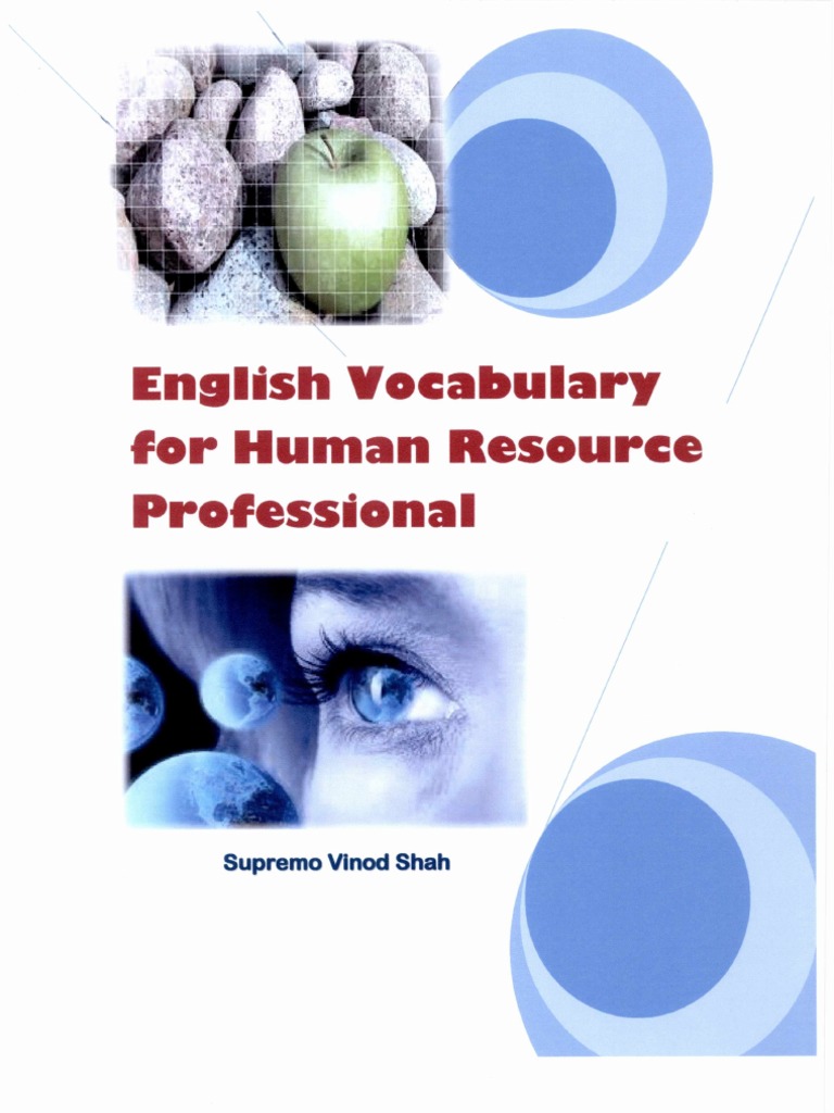 English Vocabulary for HR Professionals Human Resource Management Idiom
