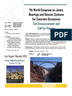 7th World Congress On Bearing, Joints, and Seismic System