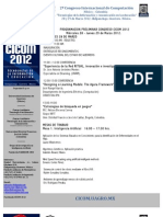 Programa CICOM 2012