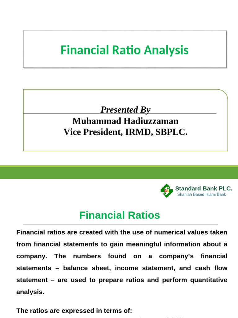 Financial Ratio Analysis | PDF | Debt | Equity (Finance)