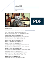 Cheat GTA San Andreas PS2