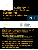 Lightning Protection Scenarios of Communication Tower Sites - Final