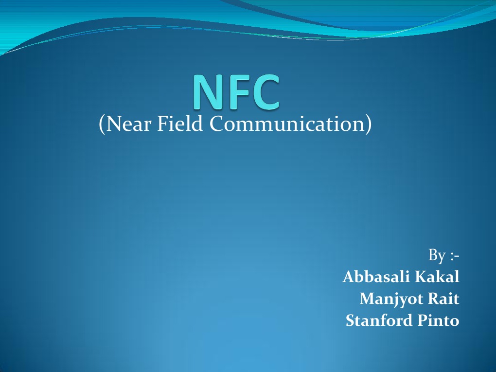 An Introduction to Near Field Communication (NFC) Technology A Review