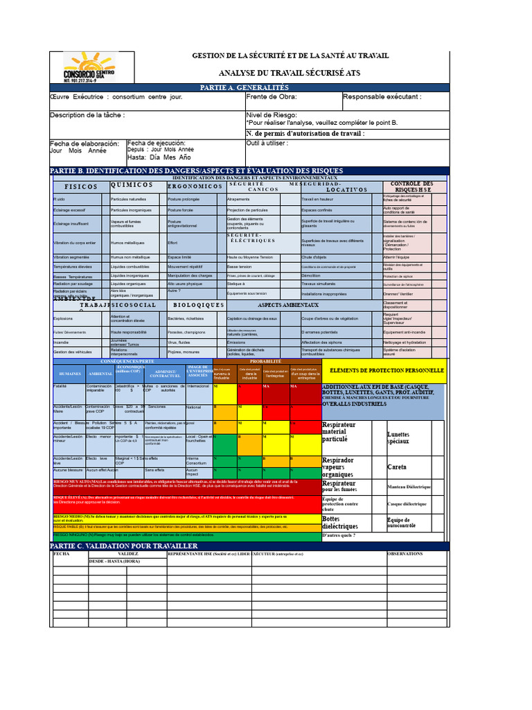 Analyse des Risques en Sécurité au Travail | PDF