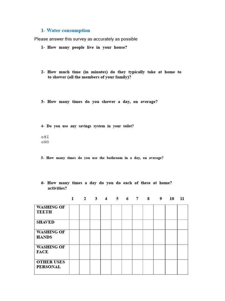 Survey (Water) | PDF