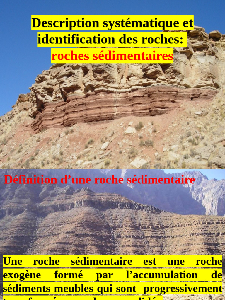 Séance 3 - Roches Sédimentaires - 2021 - 2022 | PDF | Roche ...