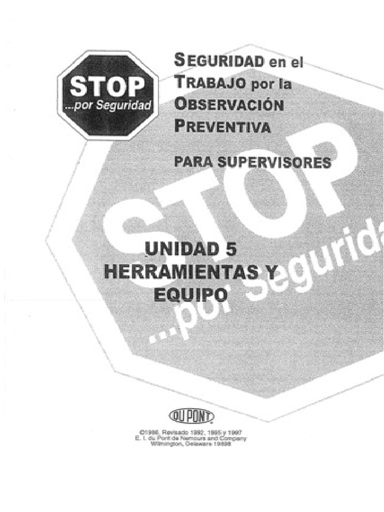 STOP 5 Tools and Equipment | PDF | Tools | Employment