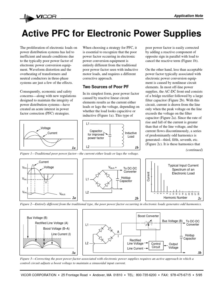 Active Power Factor Correction Overview | PDF | Rectifier | Power Supply