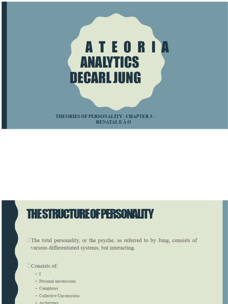 The Analytical Theory of Carl Jung | PDF | Shadow (Psychology ...