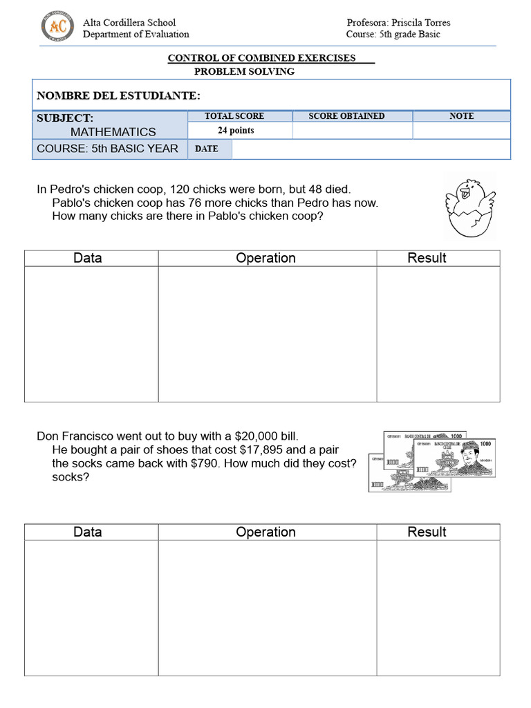 Combined Exercises Control - Problems | PDF