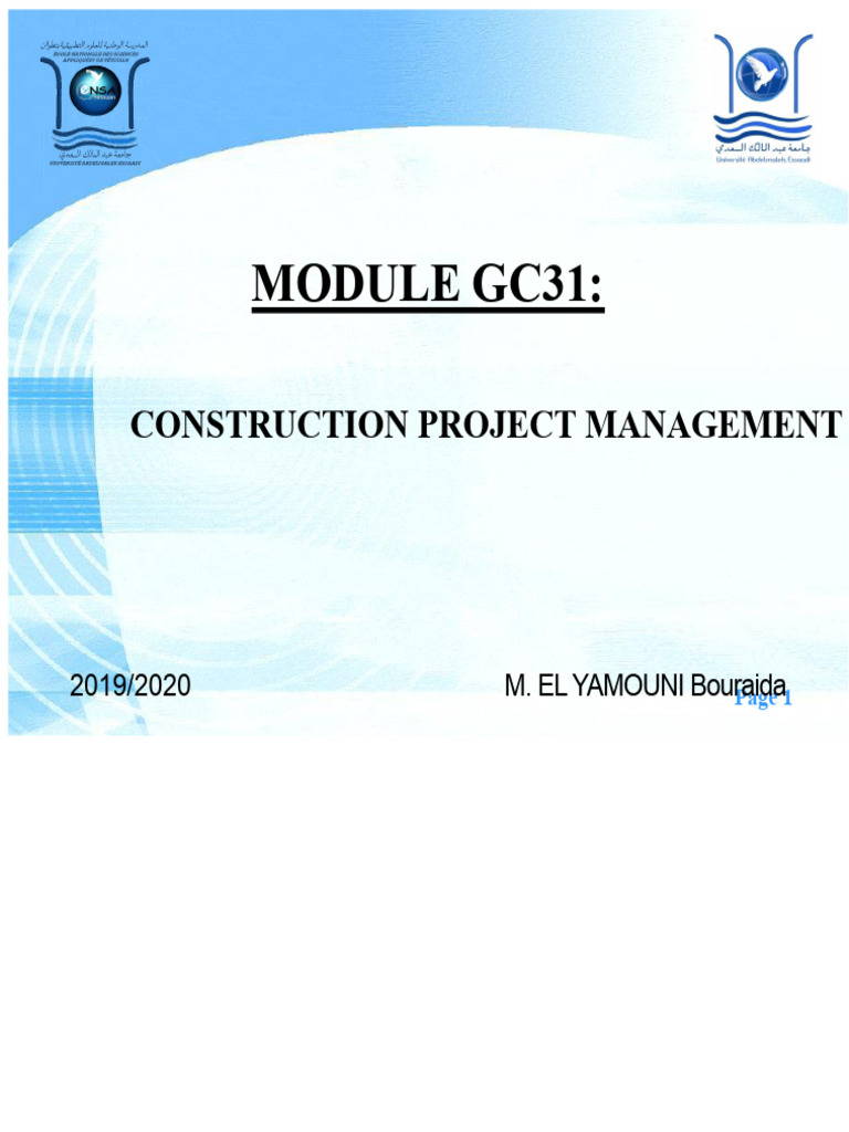 Construction Project Management Guide | PDF | Expense | Quality Assurance