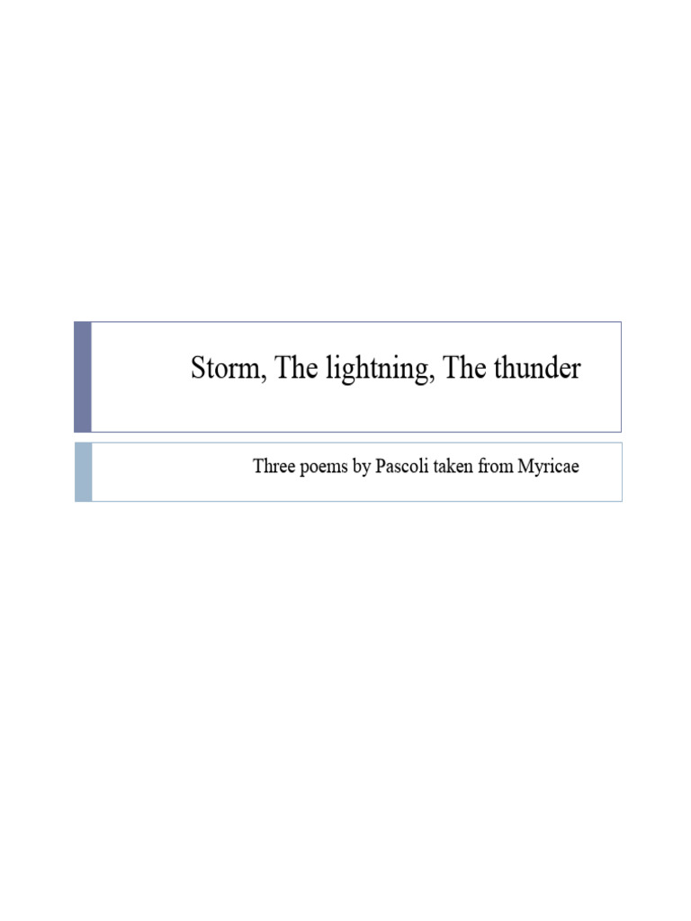 Storm Lightning Thunder | PDF | Thunder | Lightning