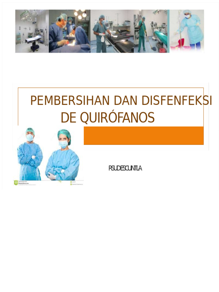 Protokol Pembersihan Ruang Operasi | PDF