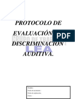 Protocolo de Discriminación Auditiva