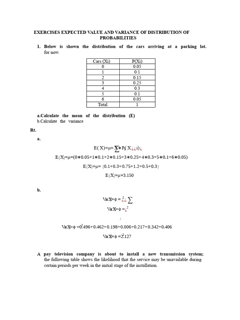 Mathematical Hope | PDF | Variance | Expected Value