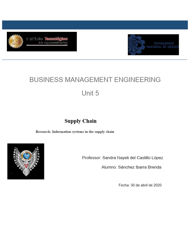 Supply Chain Information Systems | PDF | Supply Chain Management | System