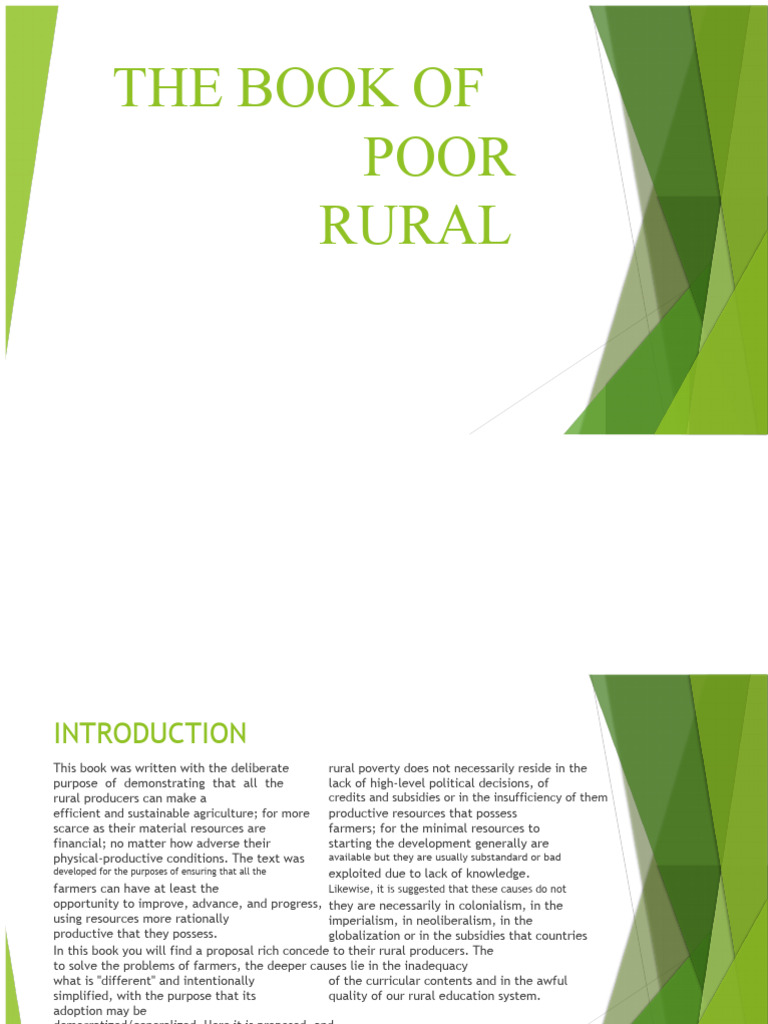Sustainable Agriculture for Rural Farmers | PDF | Agriculture | Subsidy