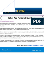 What Are Rational Numbers
