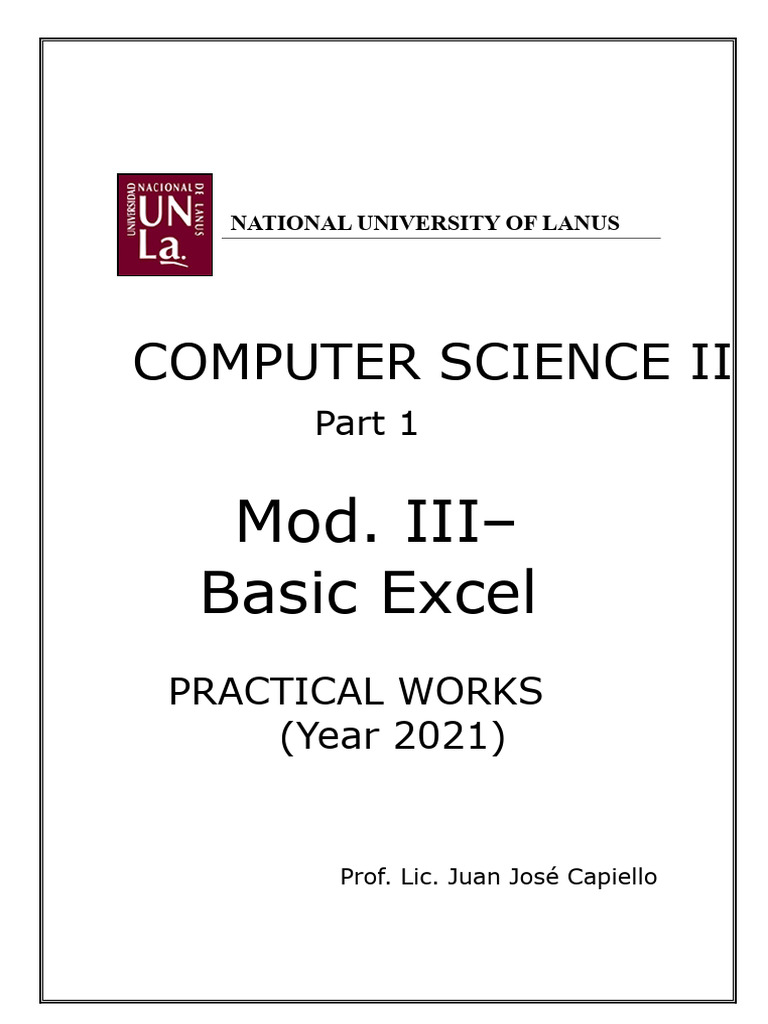 Excel Practical Exercises for Students | PDF | Spreadsheet | Microsoft ...