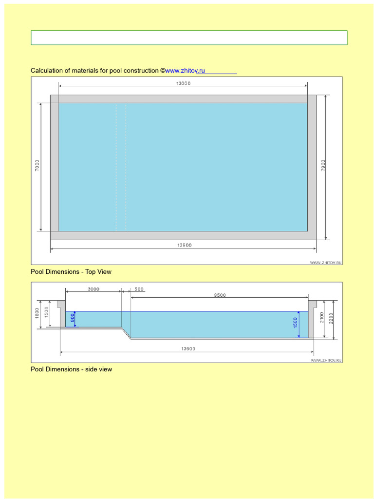 Pool Plan | PDF