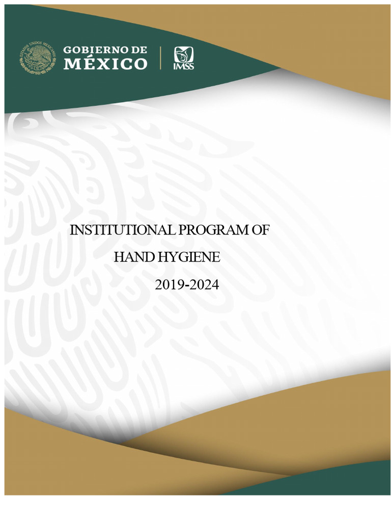 IMSS Hand Hygiene Program 2019-2024 | PDF | Hand Washing | Hospital ...
