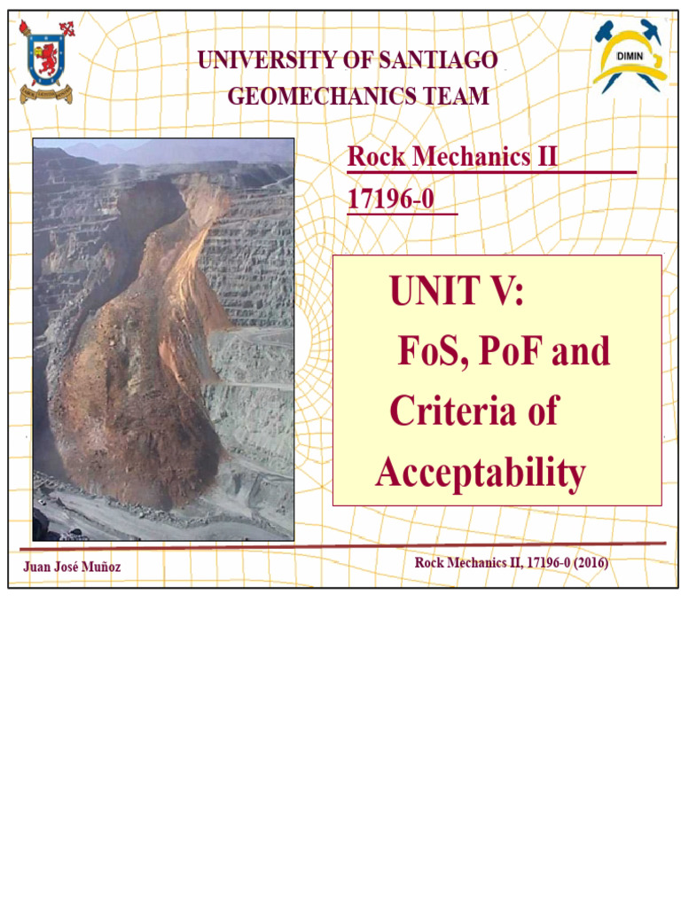 FoS, PoF, and Acceptability Criteria | PDF | Applied And ...