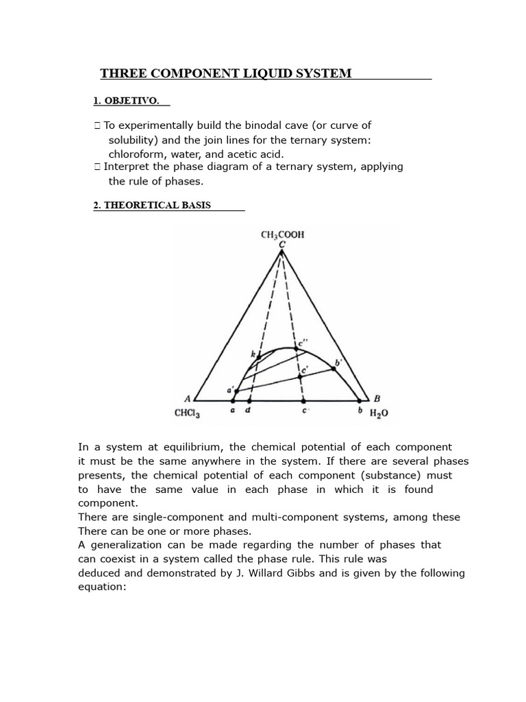 Lab 7 Report Three Components | PDF | Phase (Matter) | Phase Rule